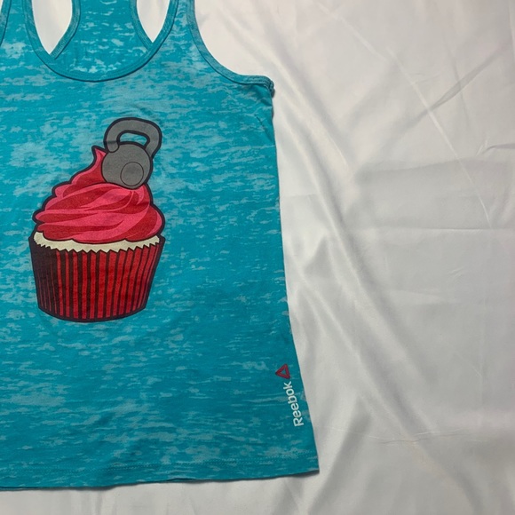 Women’s Reebok Cupcakes and Kettlebell Tank - Picture 2 of 5
